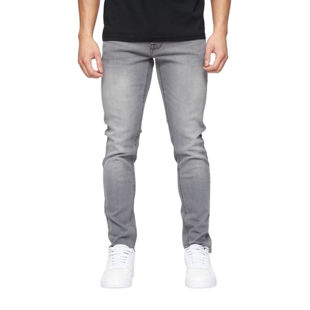 Crosshatch Mens Buraca Slim Jeans / Grey Wash
